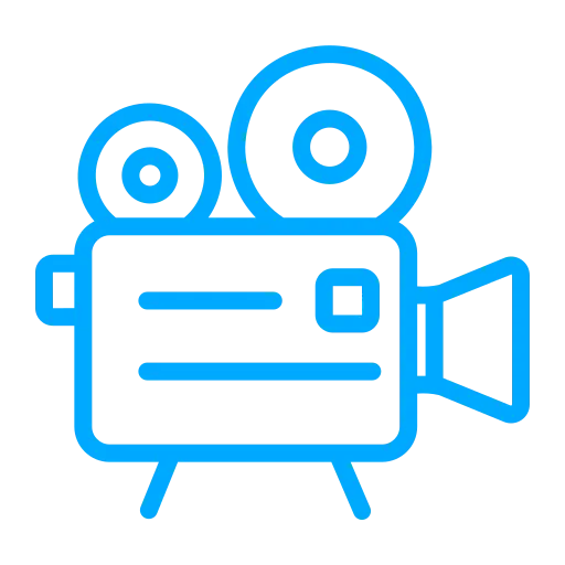 Video production icon by best digital marketing company in Malappuram offering creative video marketing services